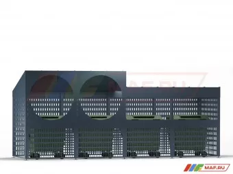 Контейнерная площадка КП-10 на 4 контейнера без хозблока