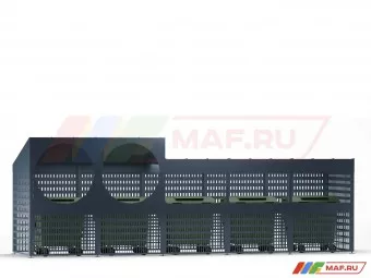 Контейнерная площадка КП-10 на 5 контейнеров без хозблока
